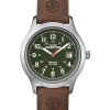 Expedition Metal Field 39mm Leather Strap Watch