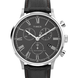 Waterbury Classic Chronograph 40mm Leather Strap Watch