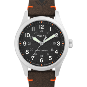 Expedition Field Solar 36mm Eco-Friendly Leather Strap Watch
