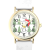 Peanuts&reg; x Timex Weekender Holiday 38mm Leather Strap Watch