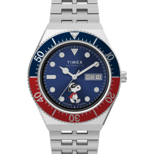 Peanuts&reg; x Timex M79 Automatic 40mm Stainless Steel Bracelet Watch