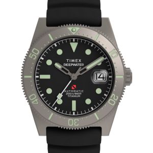 Deepwater Reef 200 Titanium Automatic 41mm Synthetic Rubber Strap Watch