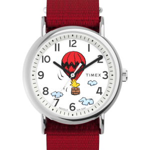 Peanuts&reg; x Timex Weekender Balloon 38mm Fabric Strap Watch