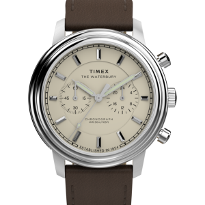 Waterbury Metropolitan Chronograph 41mm Leather Strap Watch&nbsp;