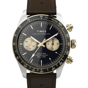 Waterbury Heritage Chronograph 39mm&nbsp;Leather Strap Watch&nbsp;