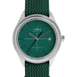 Marlin&reg; Jet Automatic 38mm Fabric Strap Watch