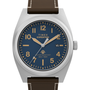 Expedition&reg; Capstone 39mm Eco-Friendly Leather Strap Watch