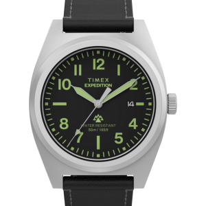 Expedition&reg; Capstone 39mm Eco-Friendly Leather Strap Watch