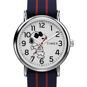 Peanuts&reg; x Timex Weekender Joe Cool 38mm Fabric Strap Watch