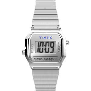 Teeny Tiny Timex Endorsed by Dimepiece 20mm Stainless Steel Expansion Band Watch with Perfect Fit