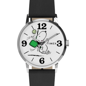 Peanuts&reg; x Timex Marlin&reg; Pickleball 38mm Leather Strap Watch