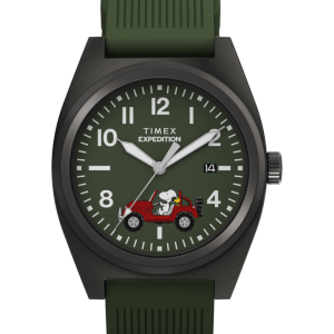 Peanuts&reg; x Timex Expedition Snoopy Road Trip 39mm Silicone Strap Watch
