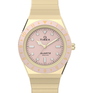 Q Timex&reg; Mini 30mm Stainless Steel Expansion Band Watch