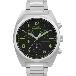 Expedition&reg; Capstone Chronograph 41mm Stainless Steel Bracelet Watch