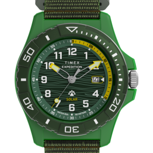 Expedition&reg; Freedive Solar 46mm #tide Fabric Strap Watch