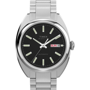 Marlin&reg; Draper Automatic 37mm Stainless Steel Bracelet Watch