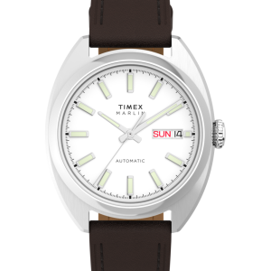 Marlin&reg; Draper Automatic 37mm Leather Strap Watch