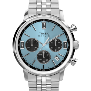 Marlin&reg; Chronograph Tachymeter 40mm Stainless Steel Bracelet Watch