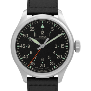 Waterbury Ace 41mm Leather Strap Watch