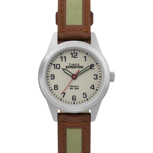Expedition Field Mini 26mm Leather Strap Watch